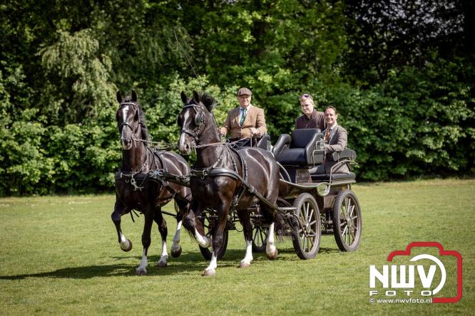 Tuigpaarden stelen de show tijdens sfeervol concours op De Haere in Doornspijk. - &copy; NWVFoto.nl