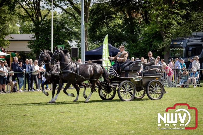 Tuigpaarden stelen de show tijdens sfeervol concours op De Haere in Doornspijk. - &copy; NWVFoto.nl