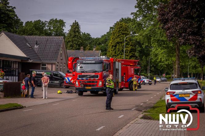 Kortsluiting mogelijk oorzaak van beginnende plafond brand Bovenheigraaf Wezep. - &copy; NWVFoto.nl