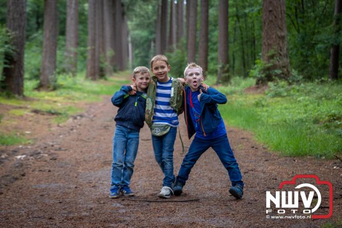 Na valse start toch een prachtige wandelavond, bijna 500 deelnemers genieten in de bossen van ’t Harde - &copy; NWVFoto.nl