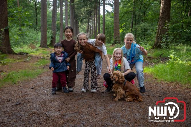 Na valse start toch een prachtige wandelavond, bijna 500 deelnemers genieten in de bossen van ’t Harde - &copy; NWVFoto.nl