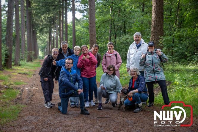 Na valse start toch een prachtige wandelavond, bijna 500 deelnemers genieten in de bossen van ’t Harde - &copy; NWVFoto.nl