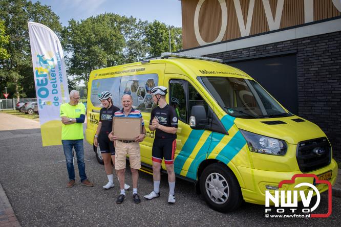 300 kilometer voor het goede doel: Esther en Benjamin fietsen €9.000 bijeen voor de Gelderse Wensambulance - &copy; NWVFoto.nl