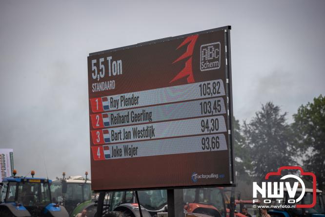 Boerentrekkertrek in Hulshorst trok veel publiek ondanks tropische hitte. - &copy; NWVFoto.nl