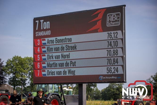 Boerentrekkertrek in Hulshorst trok veel publiek ondanks tropische hitte. - &copy; NWVFoto.nl
