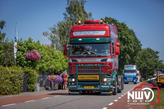 Geslaagde TruckRun Noordwest Veluwe met 111 vrachtwagens door Oldebroek en Elburg. - &copy; NWVFoto.nl