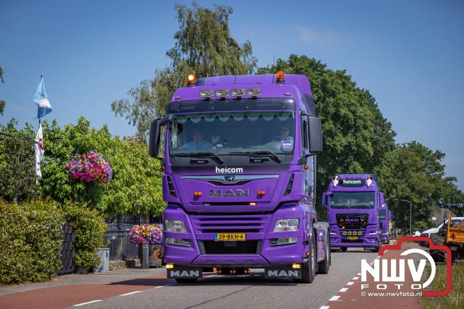 Geslaagde TruckRun Noordwest Veluwe met 111 vrachtwagens door Oldebroek en Elburg. - &copy; NWVFoto.nl