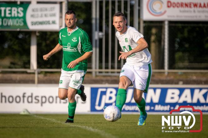 Afscheidswedstrijd Arjan Boon sluit indrukwekkende voetbalcarrière bij OWIOS af. - &copy; NWVFoto.nl
