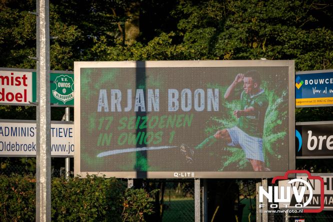 Afscheidswedstrijd Arjan Boon sluit indrukwekkende voetbalcarrière bij OWIOS af. - &copy; NWVFoto.nl