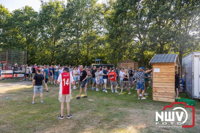 3500 toeschouwers genieten in Hulshorst van de wedstrijd AEK Lanarca tegen AFC Ajax. - &copy; NWVFoto.nl