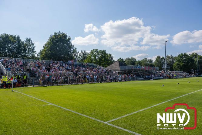 3500 toeschouwers genieten in Hulshorst van de wedstrijd AEK Lanarca tegen AFC Ajax. - &copy; NWVFoto.nl