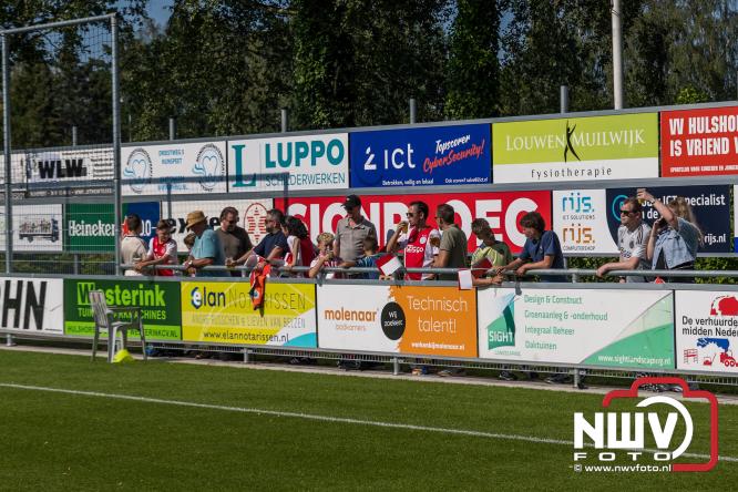 3500 toeschouwers genieten in Hulshorst van de wedstrijd AEK Lanarca tegen AFC Ajax. - &copy; NWVFoto.nl