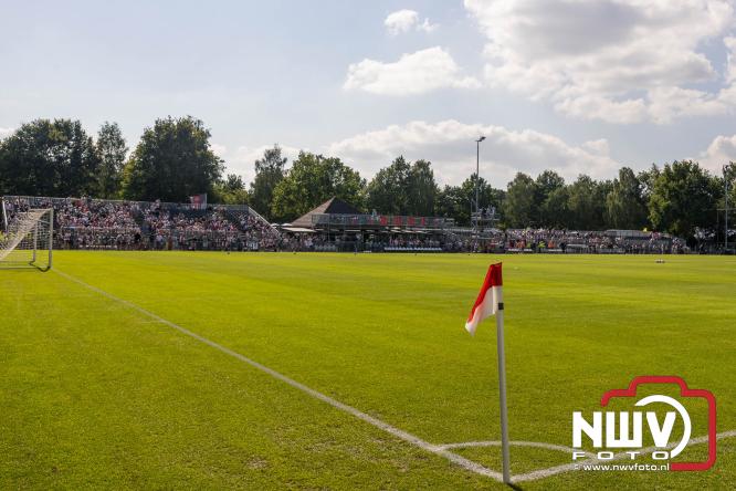 3500 toeschouwers genieten in Hulshorst van de wedstrijd AEK Lanarca tegen AFC Ajax. - &copy; NWVFoto.nl