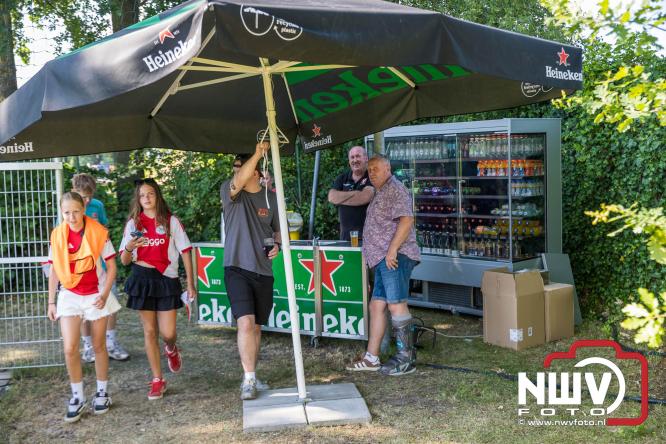 3500 toeschouwers genieten in Hulshorst van de wedstrijd AEK Lanarca tegen AFC Ajax. - &copy; NWVFoto.nl