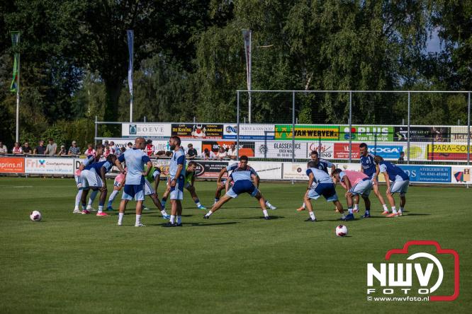 3500 toeschouwers genieten in Hulshorst van de wedstrijd AEK Lanarca tegen AFC Ajax. - &copy; NWVFoto.nl