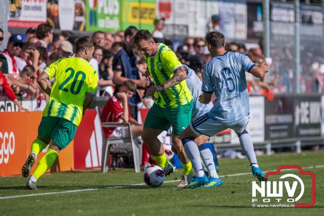 3500 toeschouwers genieten in Hulshorst van de wedstrijd AEK Lanarca tegen AFC Ajax. - &copy; NWVFoto.nl