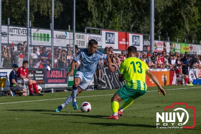 3500 toeschouwers genieten in Hulshorst van de wedstrijd AEK Lanarca tegen AFC Ajax. - &copy; NWVFoto.nl