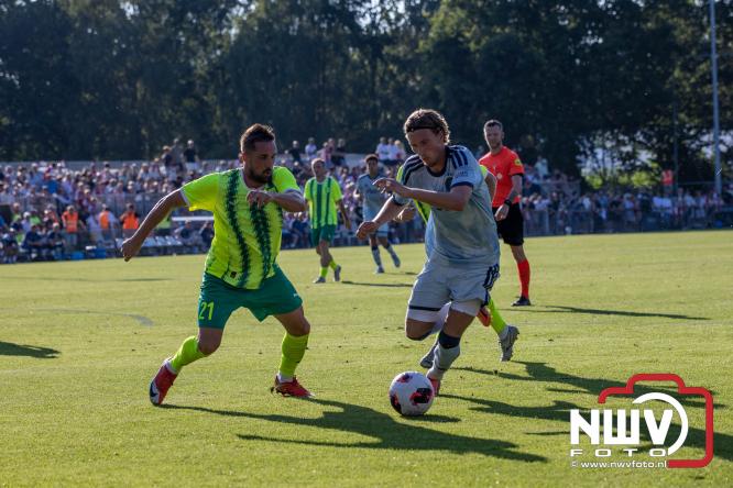 3500 toeschouwers genieten in Hulshorst van de wedstrijd AEK Lanarca tegen AFC Ajax. - &copy; NWVFoto.nl
