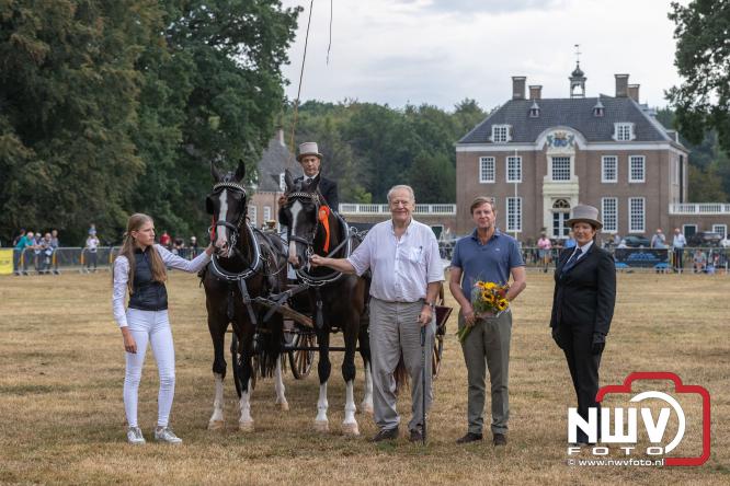 Landgoed Zwaluwenburg 't Harde vormt decor voor Fokdag en Concours van Warmbloedpaarden fokvereniging Oldebroek e.o. - &copy; NWVFoto.nl
