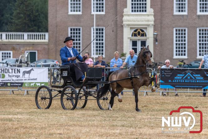 Landgoed Zwaluwenburg 't Harde vormt decor voor Fokdag en Concours van Warmbloedpaarden fokvereniging Oldebroek e.o. - &copy; NWVFoto.nl