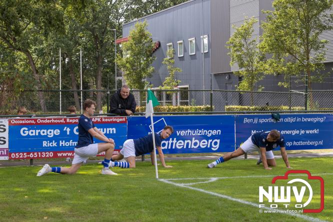 Een gelijkspel was naar 90 min de stand bij Owios tegen Esc in de VeluweCup, vanaf de 11 meter werd het 3-2. - &copy; NWVFoto.nl