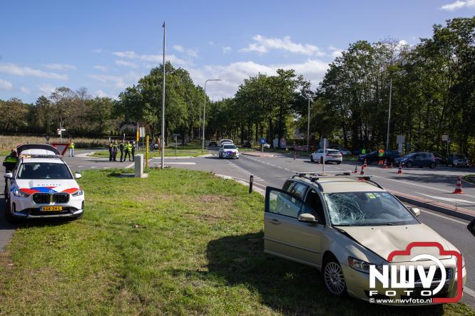 Bromfietser zwaargewond bij ongeval oversteekplaats Oost Ravenweg, Tongerenseweg N309, Koekenbergweg Epe. - &copy; NWVFoto.nl