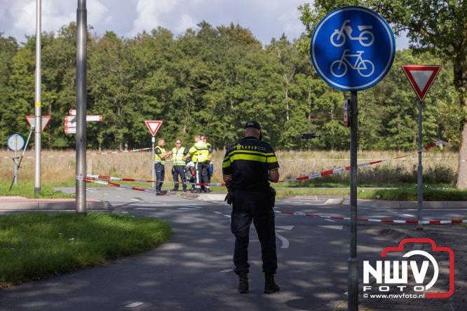 Bromfietser zwaargewond bij ongeval oversteekplaats Oost Ravenweg, Tongerenseweg N309, Koekenbergweg Epe. - &copy; NWVFoto.nl