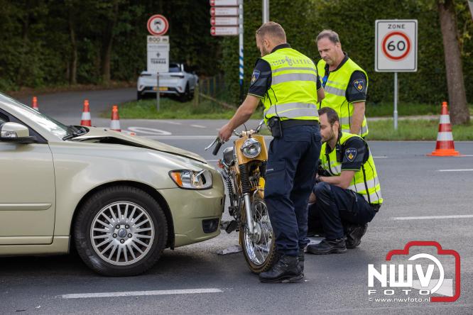 Bromfietser zwaargewond bij ongeval oversteekplaats Oost Ravenweg, Tongerenseweg N309, Koekenbergweg Epe. - &copy; NWVFoto.nl