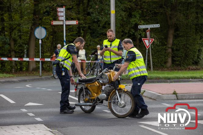 Bromfietser zwaargewond bij ongeval oversteekplaats Oost Ravenweg, Tongerenseweg N309, Koekenbergweg Epe. - &copy; NWVFoto.nl