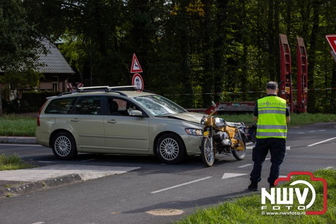 Bromfietser zwaargewond bij ongeval oversteekplaats Oost Ravenweg, Tongerenseweg N309, Koekenbergweg Epe. - &copy; NWVFoto.nl