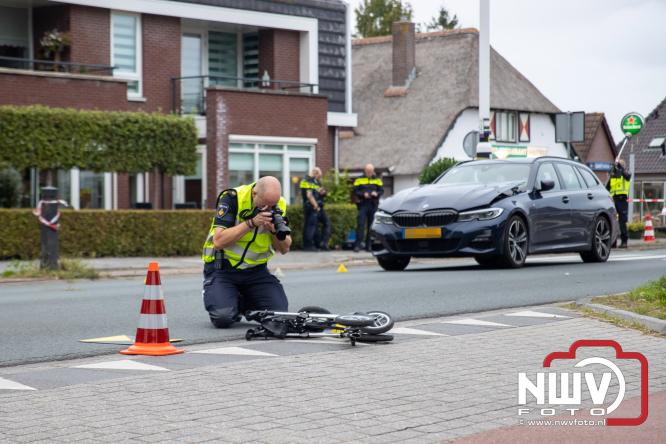 VOA onderzoek ongeval persoon op zebrapad Zuiderzeestraatweg Doornspijk. - &copy; NWVFoto.nl
