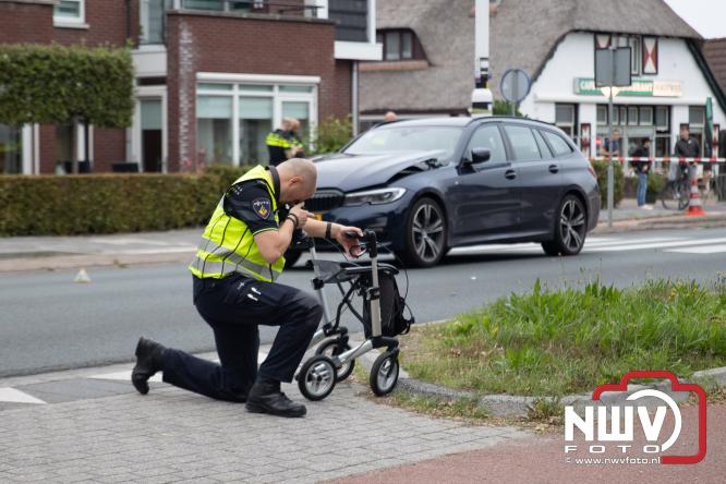 VOA onderzoek ongeval persoon op zebrapad Zuiderzeestraatweg Doornspijk. - &copy; NWVFoto.nl