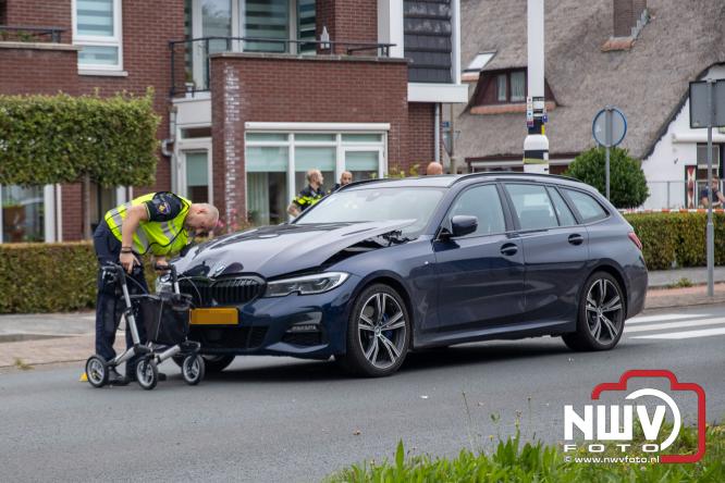 VOA onderzoek ongeval persoon op zebrapad Zuiderzeestraatweg Doornspijk. - &copy; NWVFoto.nl