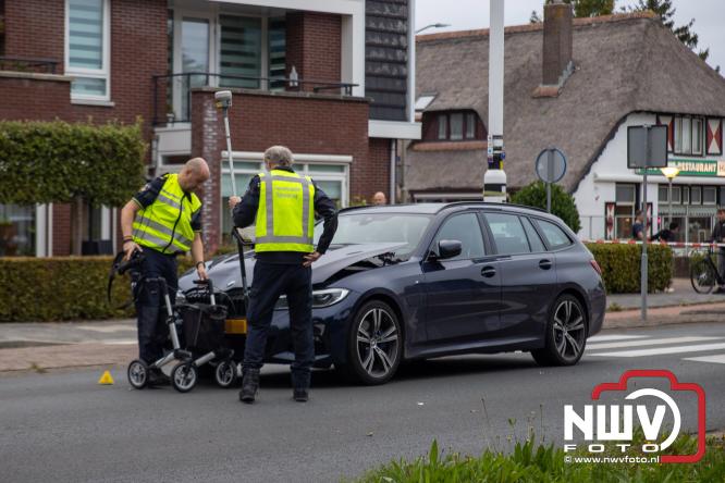 VOA onderzoek ongeval persoon op zebrapad Zuiderzeestraatweg Doornspijk. - &copy; NWVFoto.nl