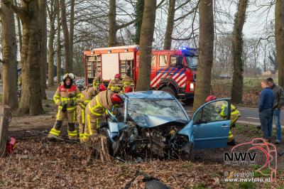 10-03-2016 Ongeval eenzijdig Laanzichtsweg Oldebroek - © NWVFoto.nl
