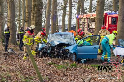 10-03-2016 Ongeval eenzijdig Laanzichtsweg Oldebroek - © NWVFoto.nl