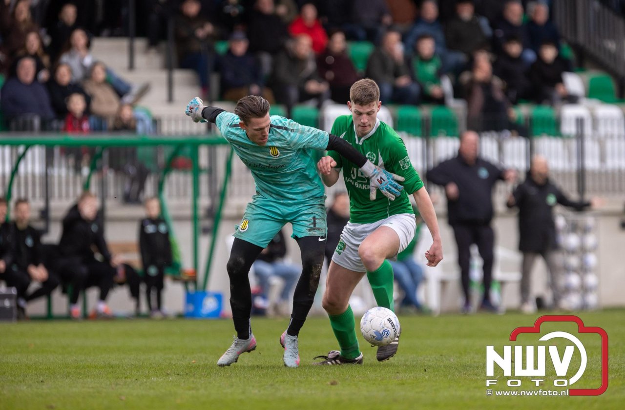 Owios behoud de eerste plaats in de 3 klasse N door de 3-0 overwinning thuis tegen vv Heerde.