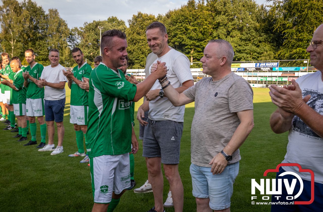 Afscheidswedstrijd Arjan Boon sluit indrukwekkende voetbalcarrière bij OWIOS af.