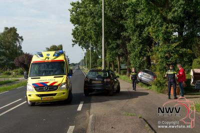Kopstaart ongeval Zuiderzeestraatweg t.h.v. TinQ Doornspijk. - © NWVFoto.nl