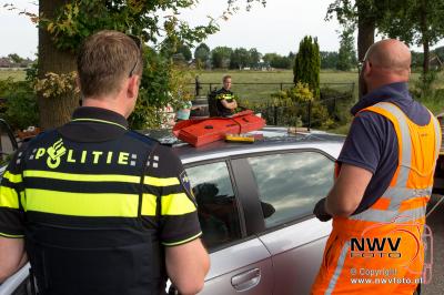 Kopstaart ongeval Zuiderzeestraatweg t.h.v. TinQ Doornspijk. - © NWVFoto.nl