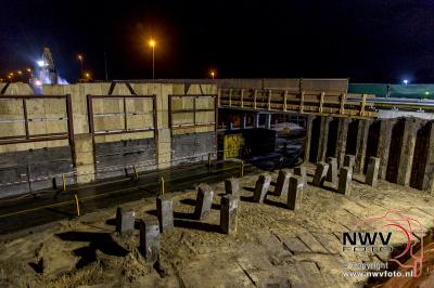 Sloop viaduct noordelijke kant A28 - N309 op 't Harde in volle gang.  - © NWVFoto.nl