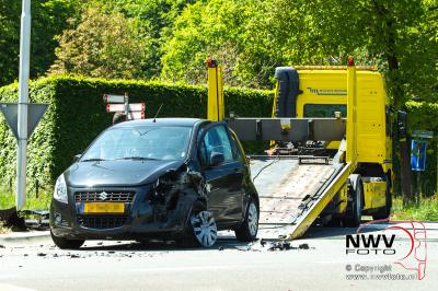 Bestuurder ziet tegenligger op Tongerenseweg Epe over het hoofd. - © NWVFoto.nl