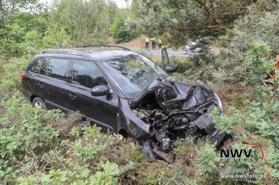 Eenzijdig ongeval A28 t.h.v 't Harde na uitwijkmanoeuvre. - © NWVFoto.nl