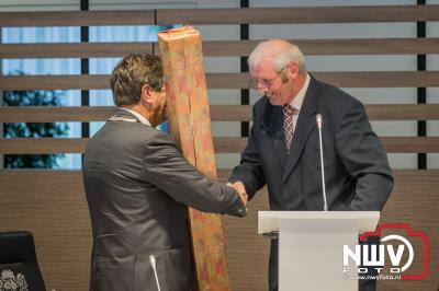 Afscheid waarnemend burgemeester Elburg, Harry Dijksma. - © NWVFoto.nl