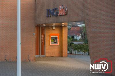 Mogelijke plofkraak bij ING Bank in Elburg  - © NWVFoto.nl