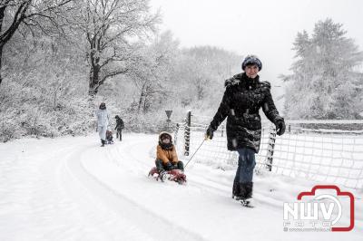 Sneeuw zorgt voor mooie plaatjes op 'tHarde. - © NWVFoto.nl