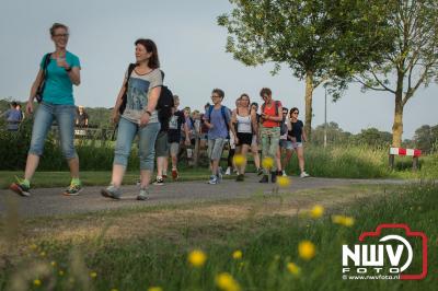 Net voor zes uur kwam er nog een forse bui naar beneden maar daar na was het weer gezellig wandel weer in de omgeving van Elburg. - © NWVFoto.nl