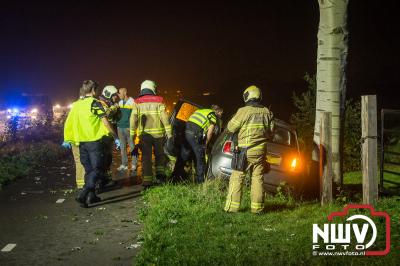 Zwaargewonde bij ongeval op de Flevoweg N309 Elburg. - © NWVFoto.nl