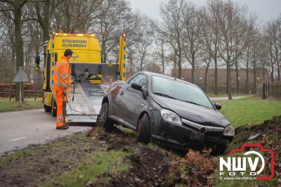 Eenzijdig ongeval Bovenweg t.h.v. Rode Landsweg Doornspijk. - © NWVFoto.nl
