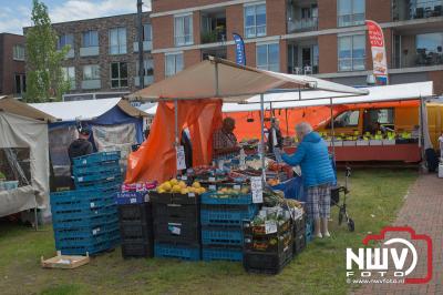 Langstedag markt in het winkelcentrum op 't Harde. - © NWVFoto.nl
